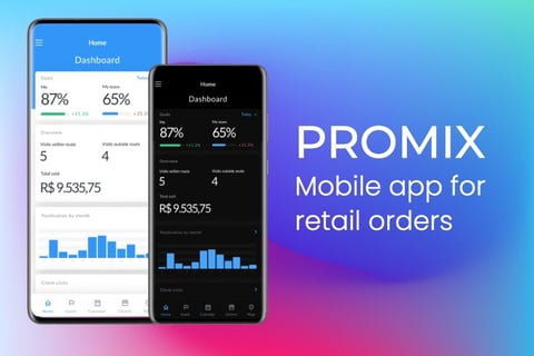 PROMIX Orders—Mobile App for Retail Sales Orders project