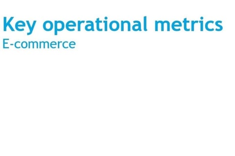 Key Operational Metrics to Constantly Evaluate eCommerce Business project