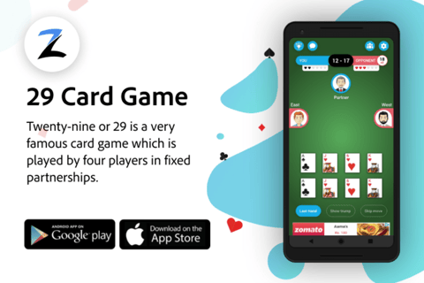 29 Card Game | Game project