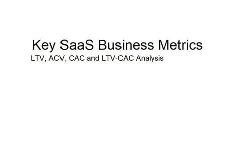 LTV and CAC Analysis project