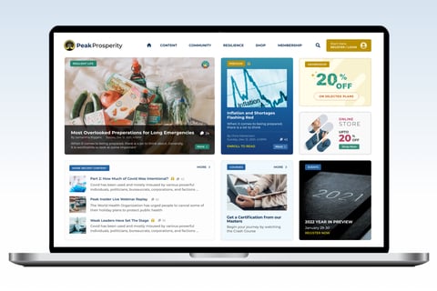 Peak Prosperity | WordPress project
