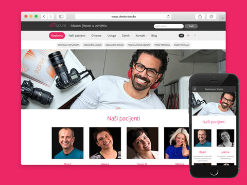 Web Site for Dentorium.hr project