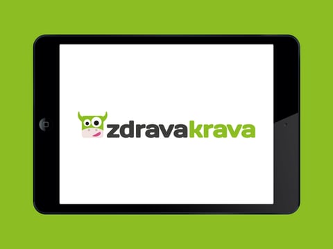 Logo and Illustrations for Zdrava Krava project
