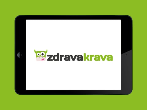 Logo and Illustrations for Zdrava Krava project