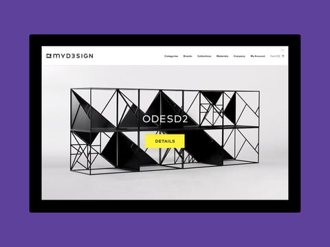 Furniture eShop with Configurable Products project