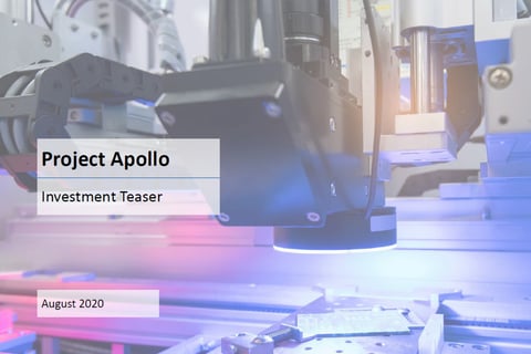 Sell-side Advisory to Owner of a Machine Vision Software Company project