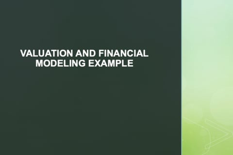 DCF Valuation project