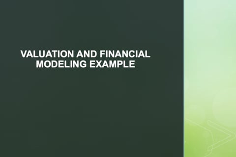 DCF Valuation project