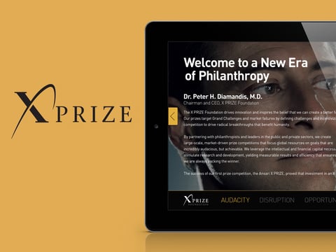 XPRIZE Investors Pitch Microsite project