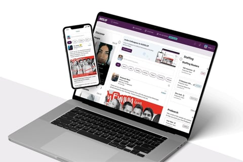 HUSSLUP | Networking and Hiring B2B, B2C, SaaS App for Hollywood project