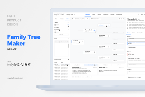 Family Tree Maker App project
