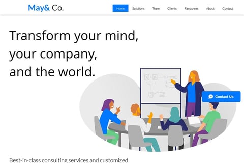 Brand Identity and Multichannel Copy for May & Company project