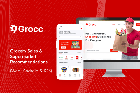 Grocc | Grocery Sales and Supermarket Recommendations (Web, Android, and iOS) project