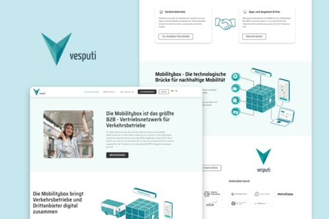 Vesputi Web Redesign project
