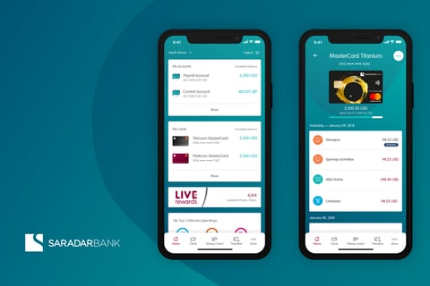 Saradar Bank | Mobile App project