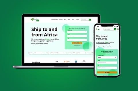 User Experience and Visual Design for Sea Freight App project