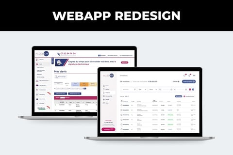 Invoicing Responsive Web App | Accès SAP project