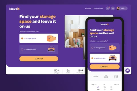 Leeveit | Platform that Matches Storage Seekers with Item Keepers with Available Space project