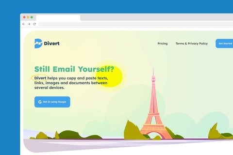 Divert: The Ultimate Solution for Copying and Pasting Across Multiple Devices Through a Web App project