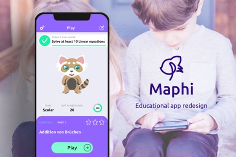 Maphi: Educational App Redesign project