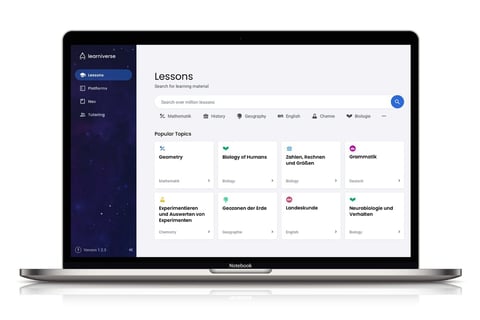 Web UX and UI for Learning Product project