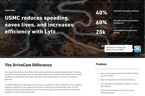 Case Study and Client Success Story for Lytx project