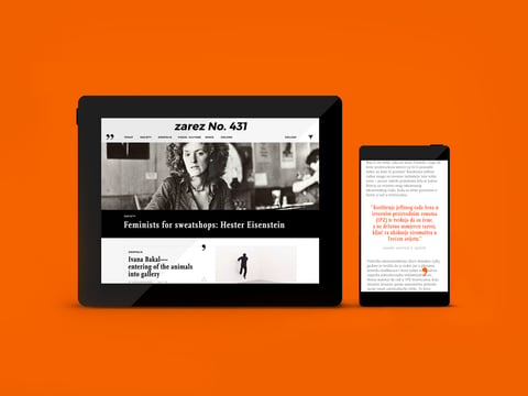 Redesign of an Online Biweekly Magazine project
