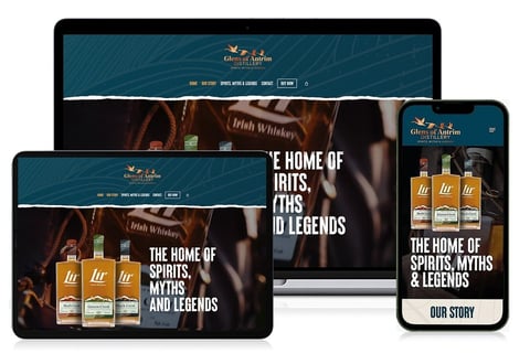 UI/UX for a New Whiskey Brand project