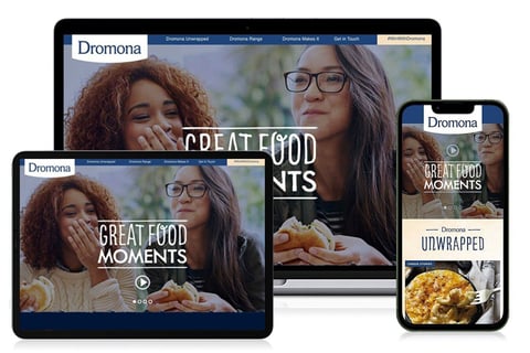 UI/UX for a Food and Drink Company project