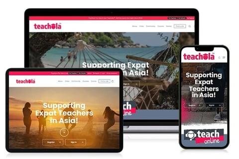 UI/UX and Brand for an Educational Recruitment Company project