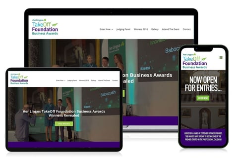 UI/UX for Aer Lingus Business Awards project