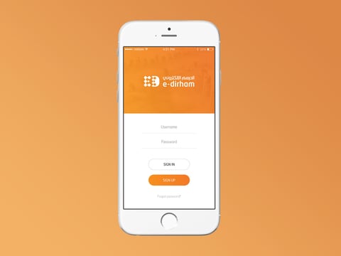 eDirham Mobile App project