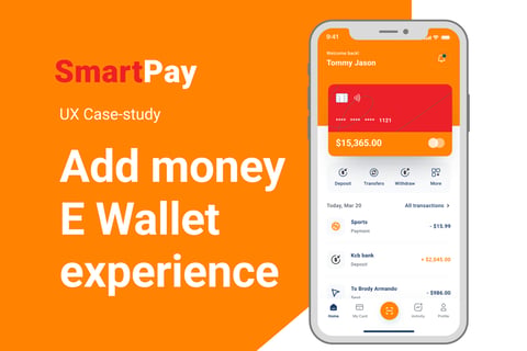 Revamp E-wallet Top-up Experience Mobile App project