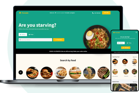 Restaurant Food Delivery Web App project