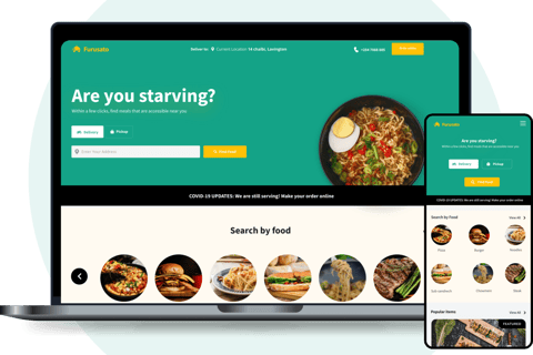 Restaurant Food Delivery Web App project