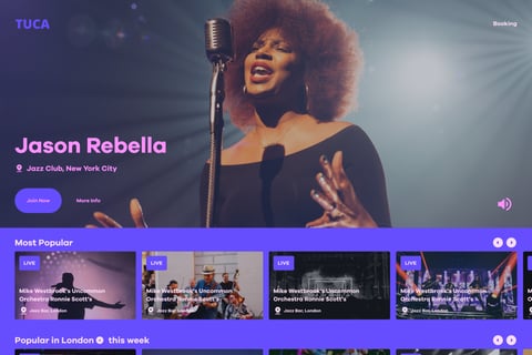 Tuca Concerts Streaming Platform project