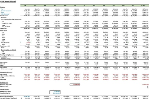 M&A and Operating Model project