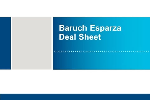 Deal Sheet project