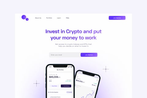 UX Designer for a Blockchain Wealth Management Website | KIWI Technologies project