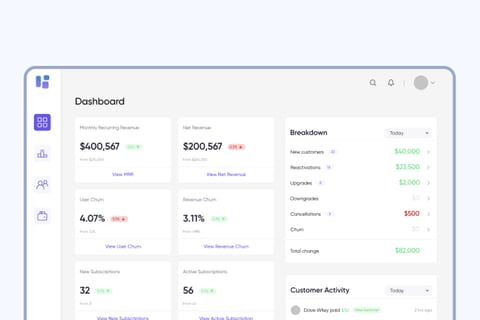 UI Designer for a B2B Subscription and Revenue Management Dashboard Platform | Staple project