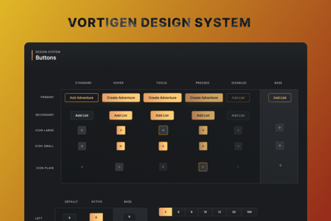 Gaming SaaS Design System project