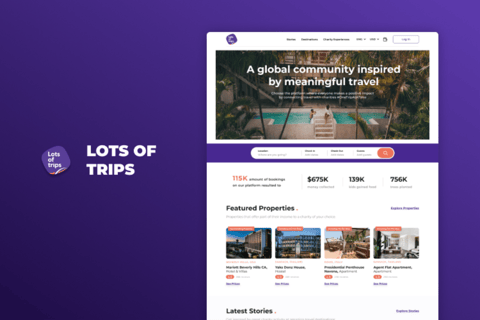 Property Booking and Charity Platform for ADNH project