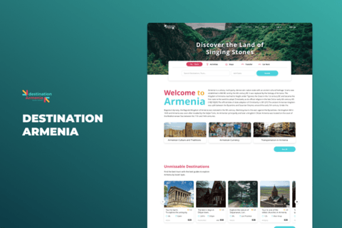 Travel Platform for Destination Armenia project