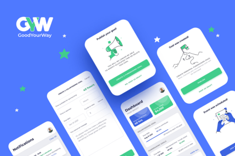Product Design and UI for an App That Helps Volunteers Track Work Records project
