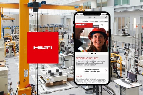 Global Careers Site for Hilti project