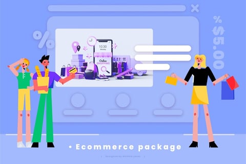 eCommerce Illustration project