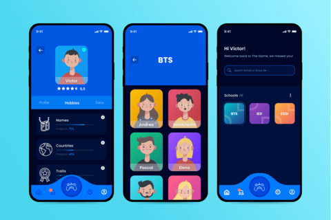UI/UX Design for a Memorization Game for Educators project