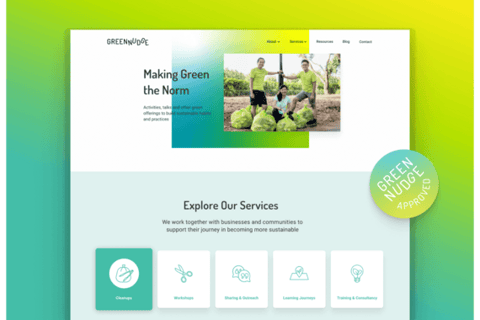 UI/UX Redesign for a Sustainability Social Enterprise Website project