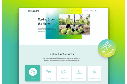 UI/UX Redesign for a Sustainability Social Enterprise Website project