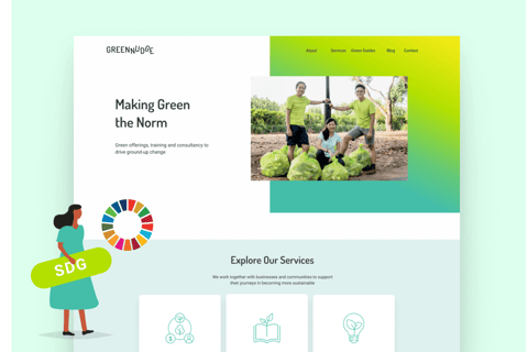UI/UX Design for a Sustainable Social Enterprise Web V2 Update project